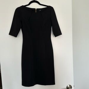 Black Evening Work Dress